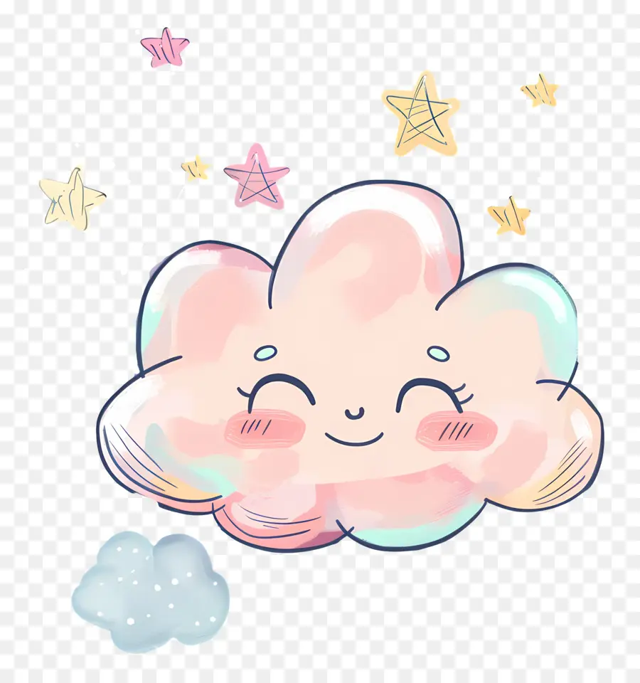 Nube，Estrellas PNG