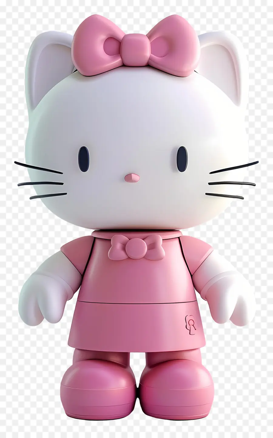 Hello Kitty，Rosa Muñeca PNG