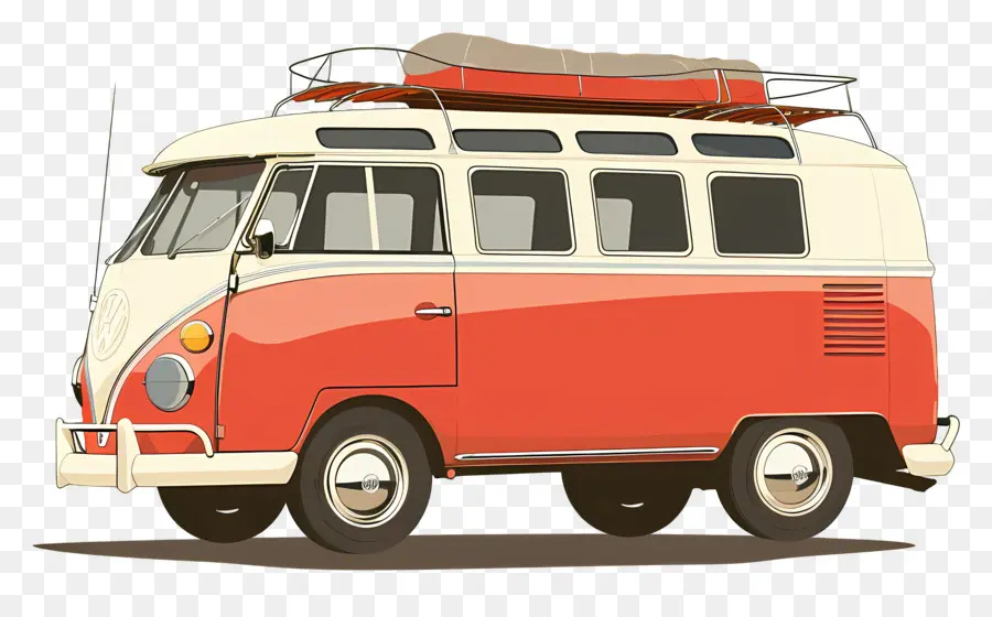 Día De Viaje Por Carretera，Volkswagen Van PNG