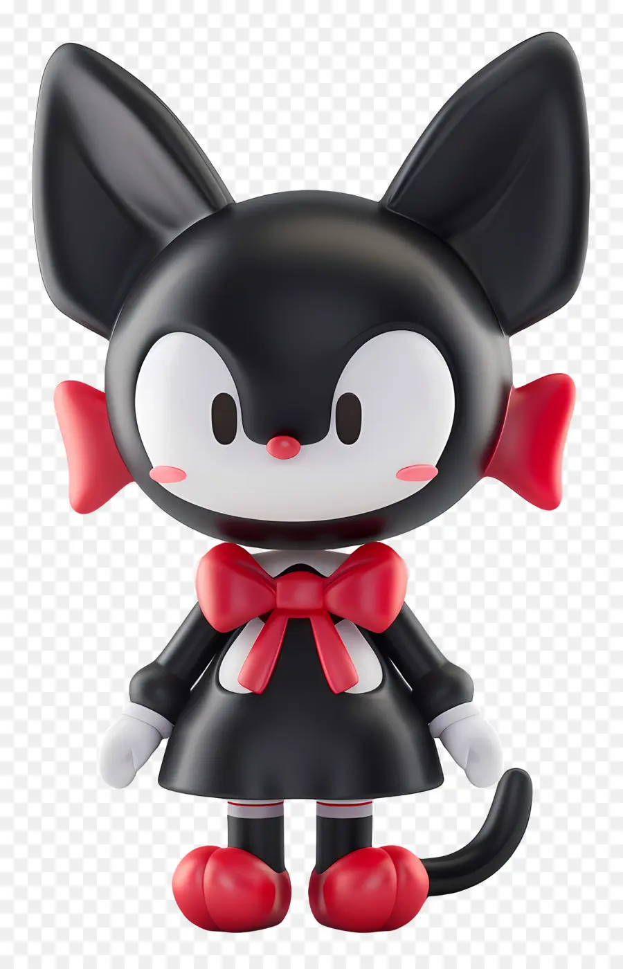 Kuromi，Gato Negro PNG