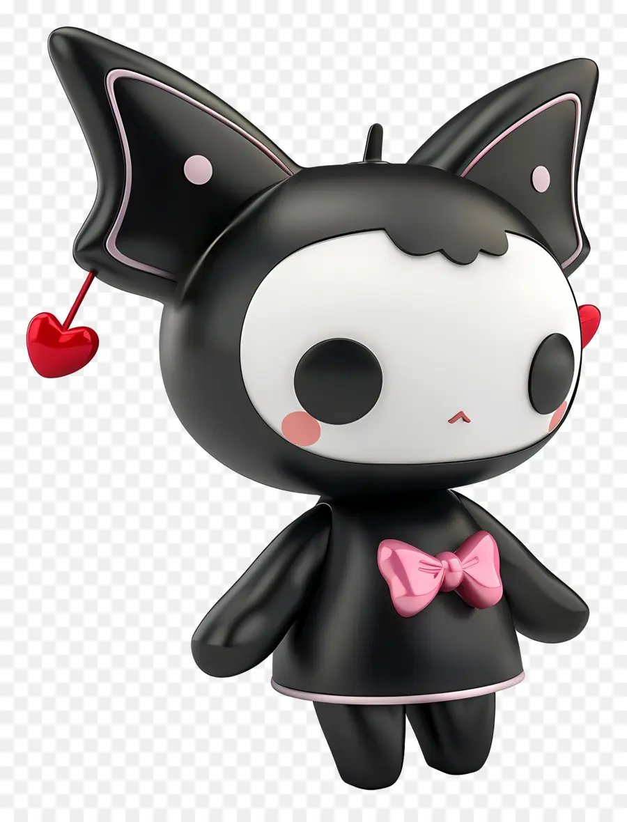 Kuromi，Figura De Juguete PNG