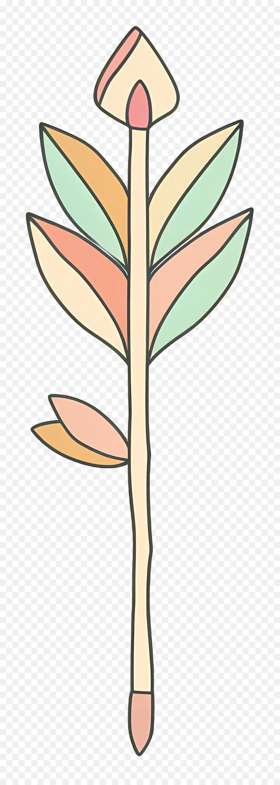 Doodle De Flecha，Planta PNG