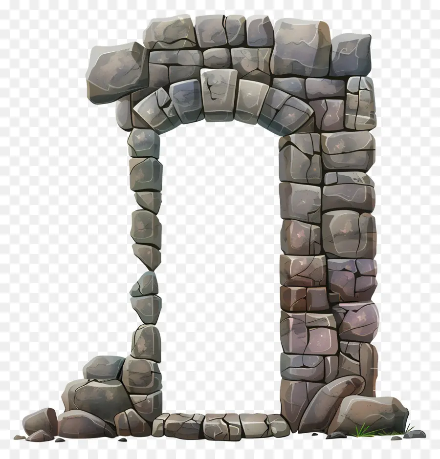 De Piedra El Marco De La Puerta，Arco De Piedra PNG