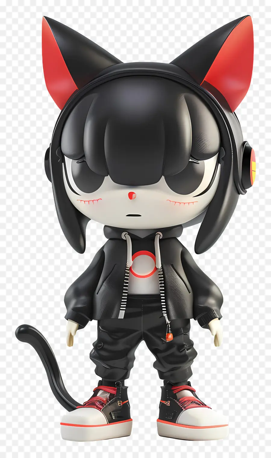 Kuromi，Gato Negro PNG