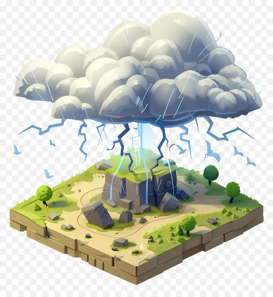 Tormenta De Truenos，Tormenta PNG