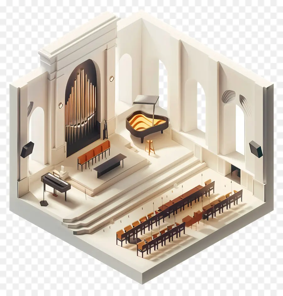 Sala De Conciertos，Sala Simétrica PNG