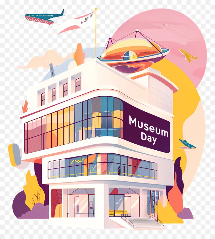 Día Internacional De Los Museos，Museo Moderno PNG