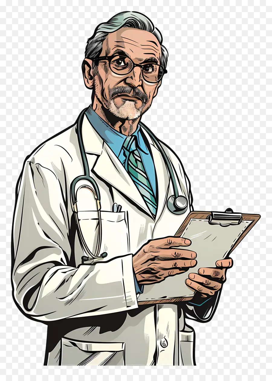 Médico，Anciano PNG