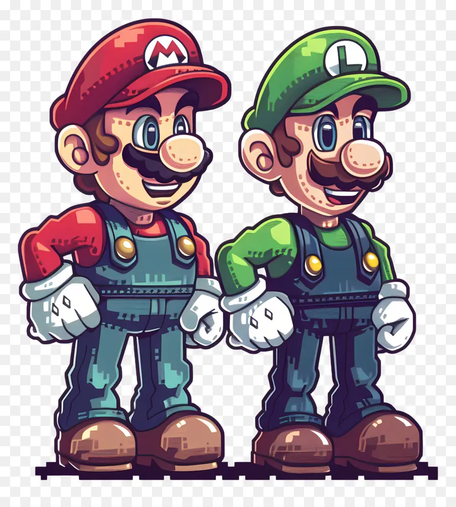 Mario Bros，Hombres En El Mono PNG