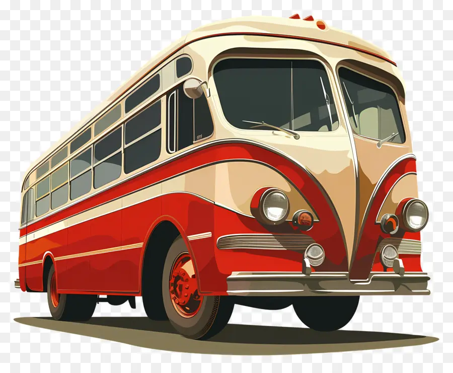 Coche，Vintage Autobús PNG