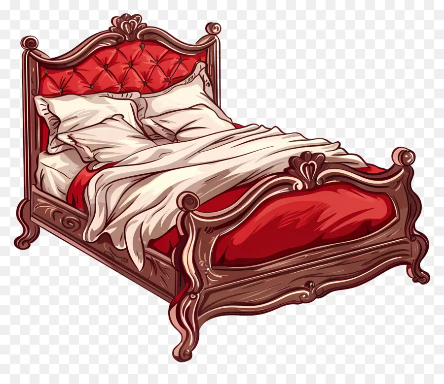 Cama，Cama De Madera PNG