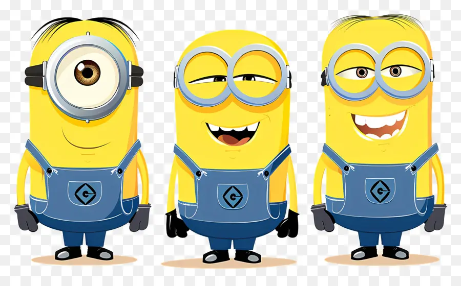 Minions，Amarillo PNG