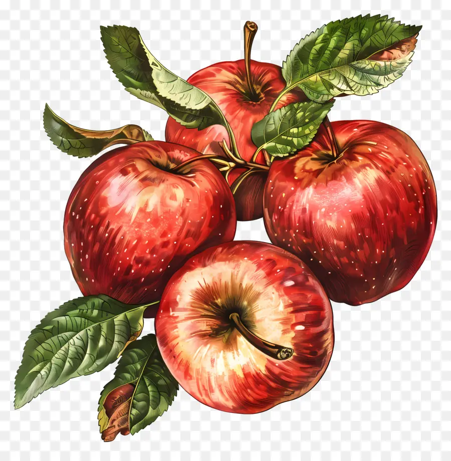 Las Manzanas，Las Manzanas Rojas PNG