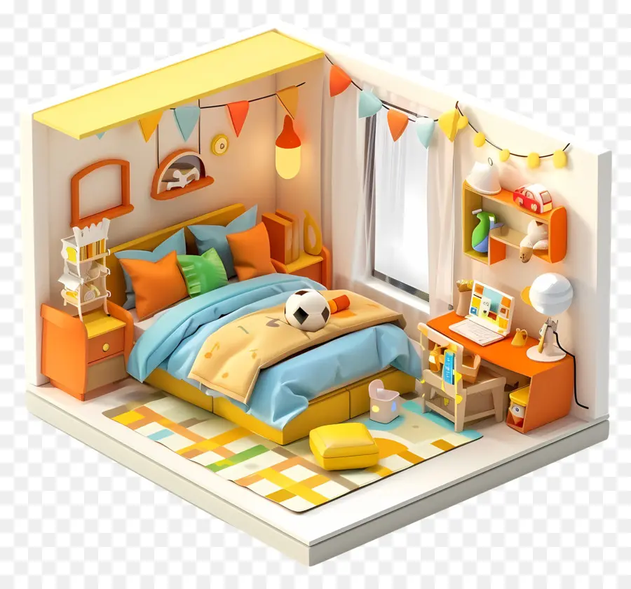 Niños Dormitorio，Literas PNG