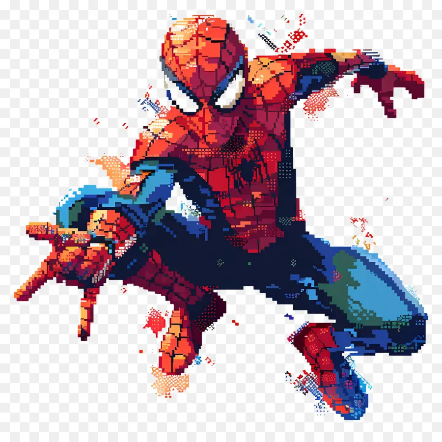 Píxel Spiderman，Spiderman PNG