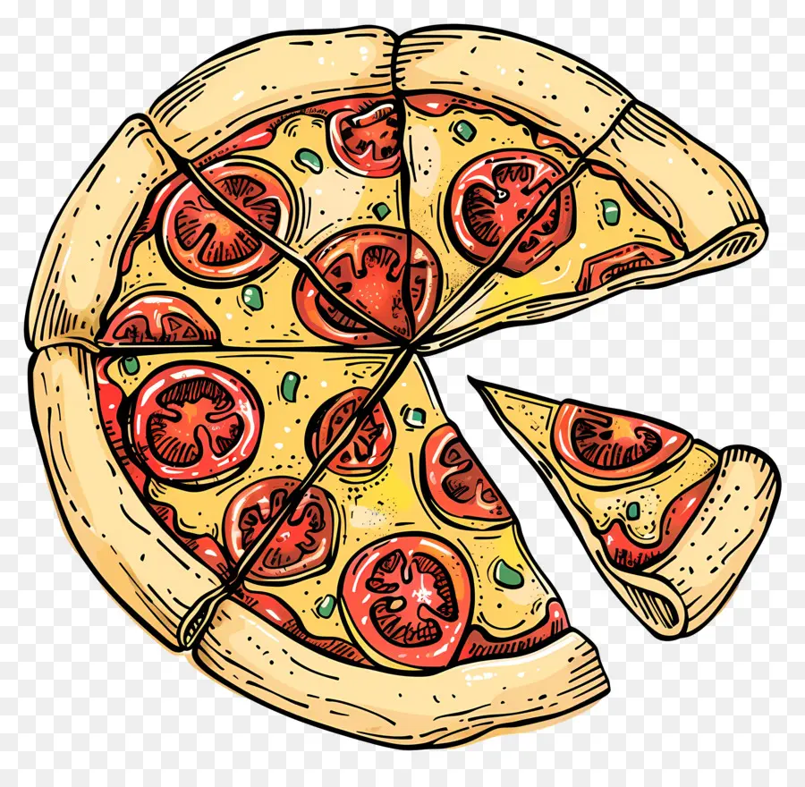 Pizza，Rebanada De Pizza PNG