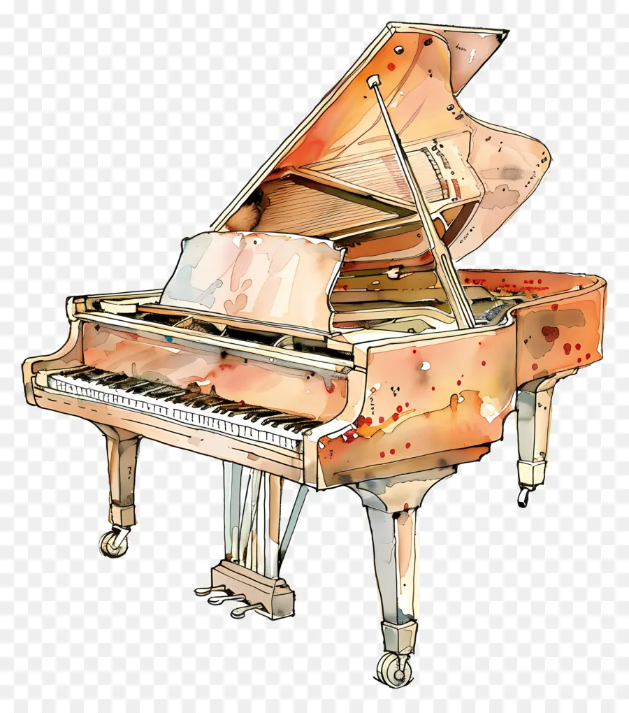 Plan De，Grand Piano PNG