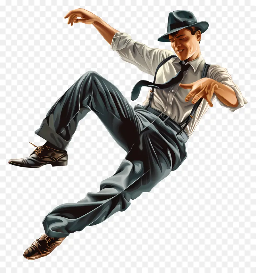 Día De Baile De Tap，Hombre Volador PNG