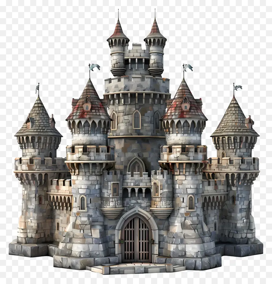 Castillo Medieval，Piedra PNG