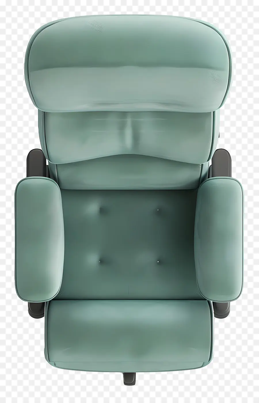 Presidente De La Vista Superior，Silla Reclinable Verde PNG