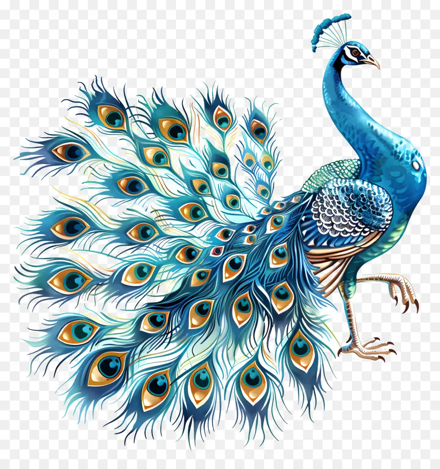 Pavo Real，Obras De Arte Digital PNG