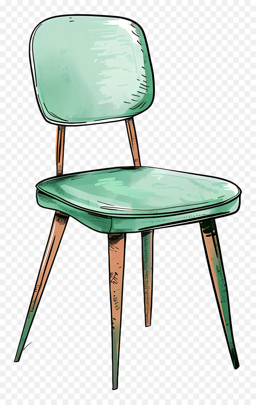 Silla Verde，Asiento PNG