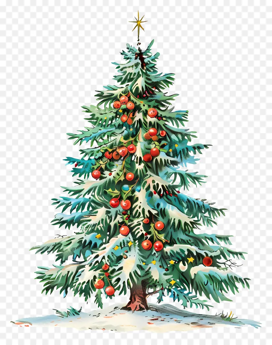 árbol De Navidad，Adornos PNG