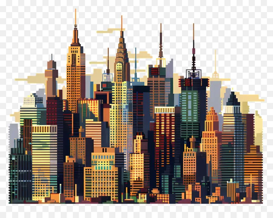 Paisaje Urbano De Nueva York，Paisaje Urbano PNG