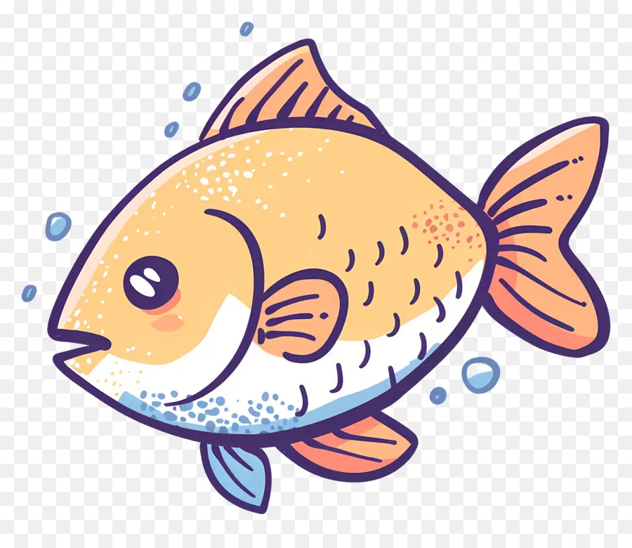 Los Peces，Dibujos Animados De Pescado PNG