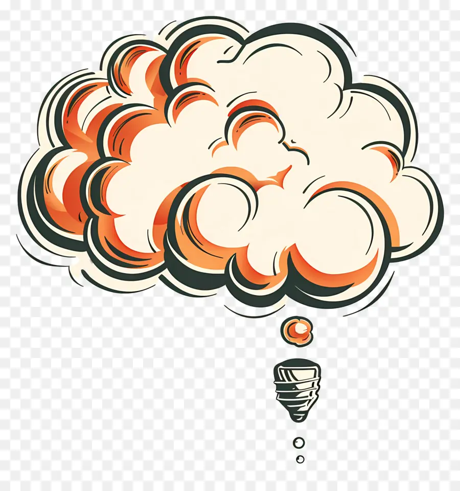 Thought Bubble，Lightbulb PNG