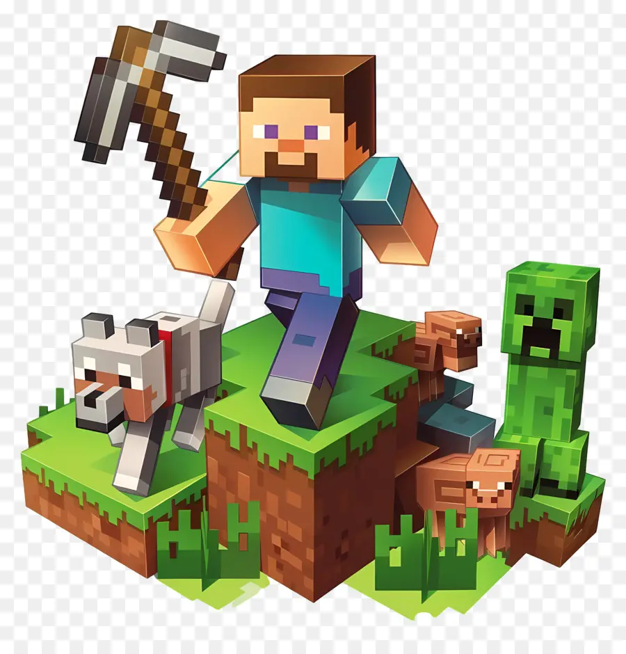 Minecraft Pixel，Minecraft PNG