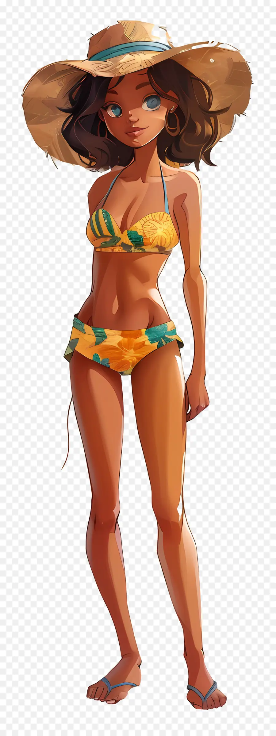 Comienza El Verano，Mujer En Biquini PNG