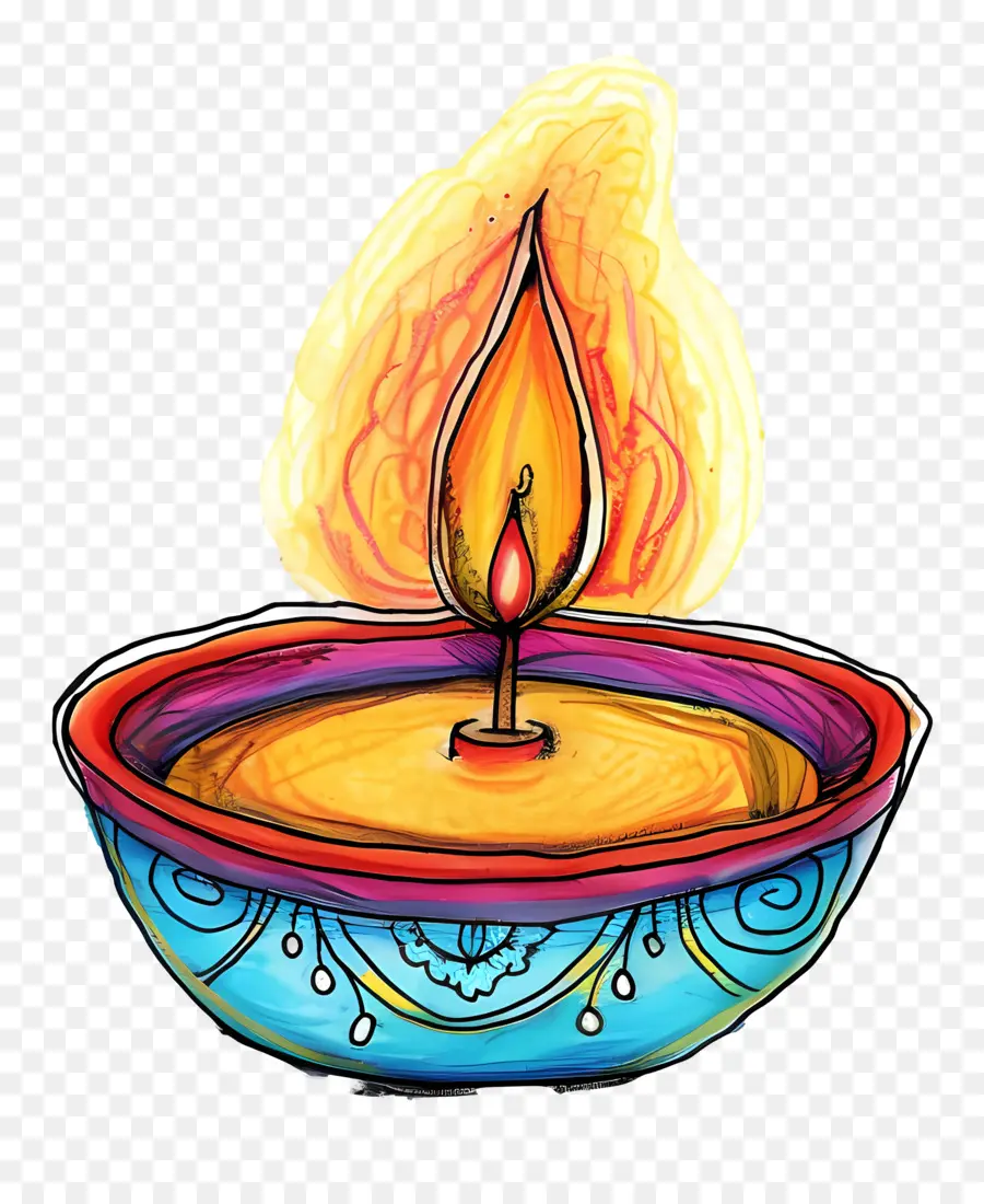 Diwali Diya，Vela PNG