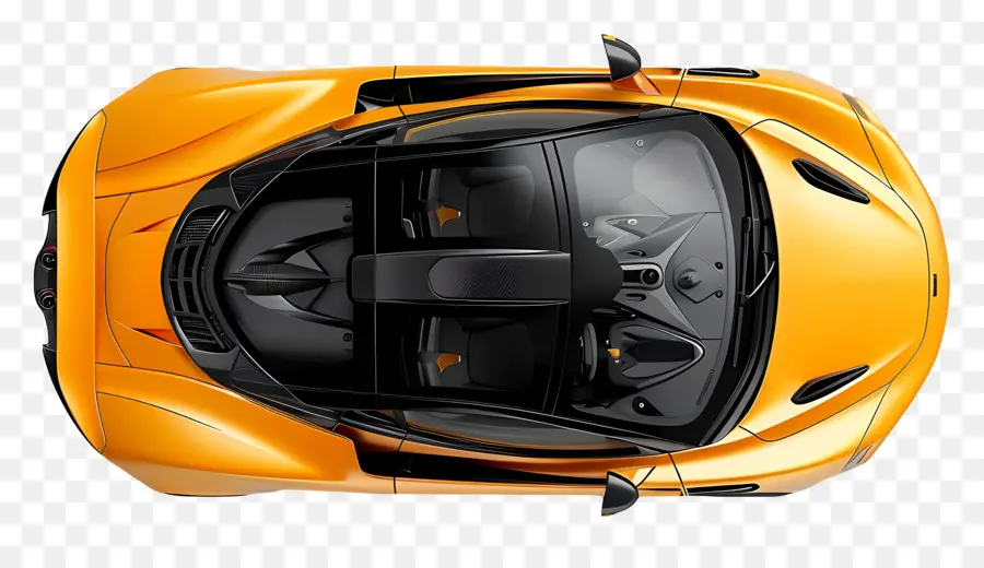 Coche De La Vista Superior，Mclaren P1 Lm PNG