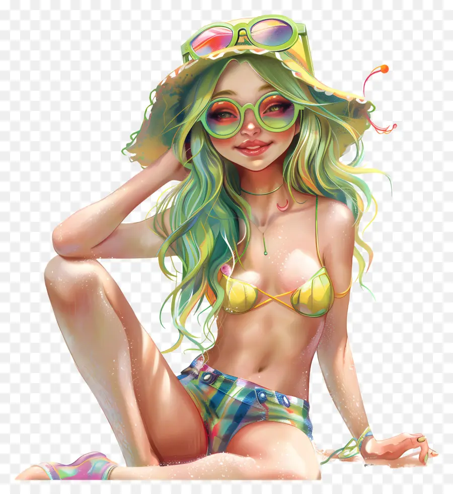 Comienza El Verano，Chica PNG