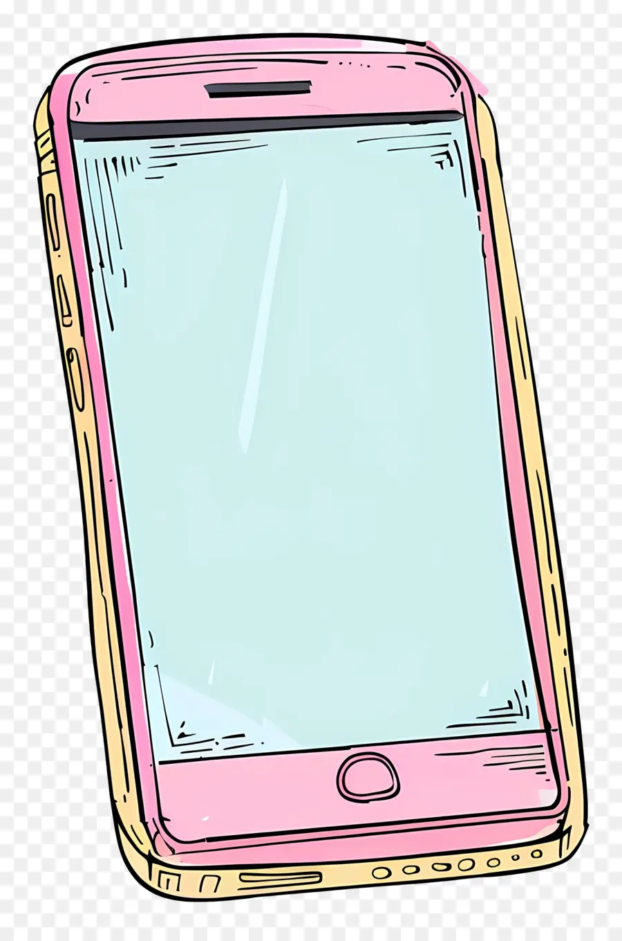 Smartphone，Teléfono Inteligente Rosa PNG