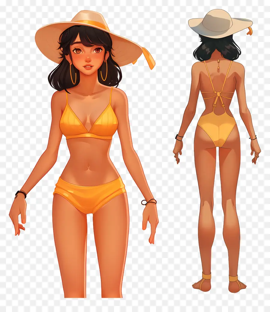 Comienza El Verano，Mujer En Biquini PNG