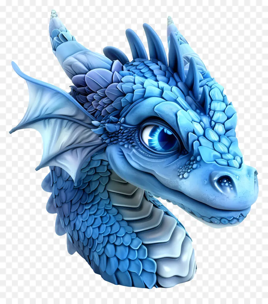 Dragón Azul，Monstruo De Fantasía PNG