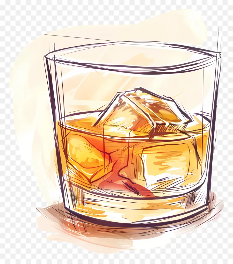 Whisky，Los Cubos De Hielo PNG