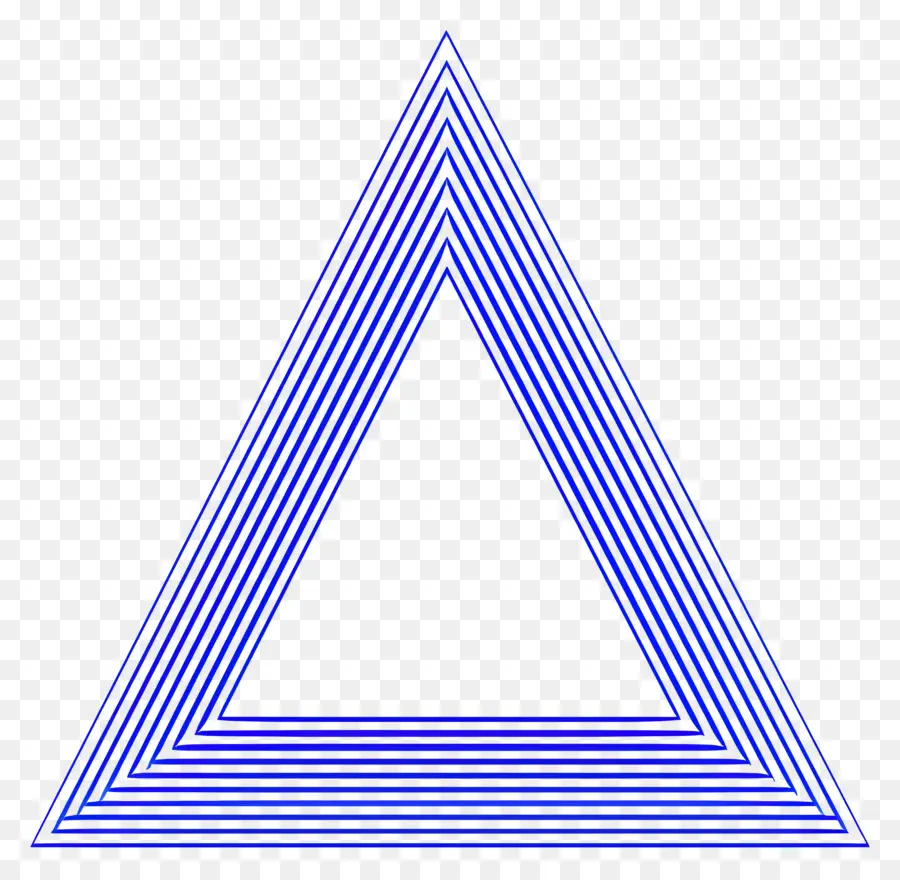 Esquema Triangular，Triángulo Azul PNG