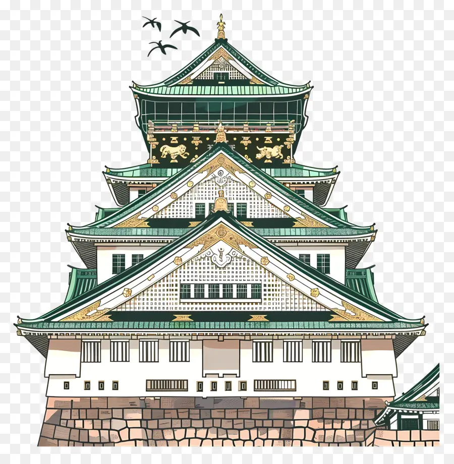 El Castillo De Osaka，Castillo PNG