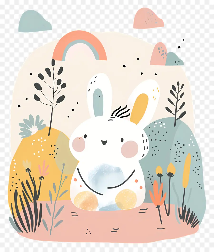 Parque，Cartoon Rabbit PNG