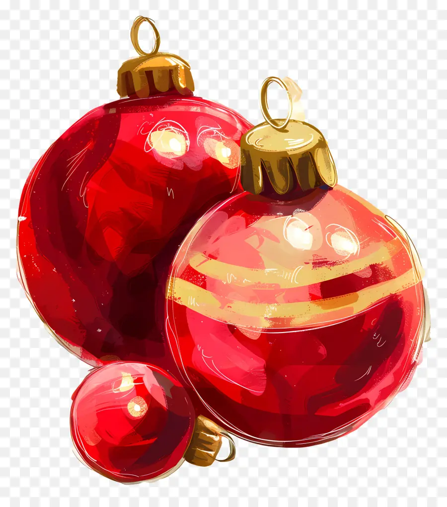 Bolas De Navidad，Adornos Navideños PNG