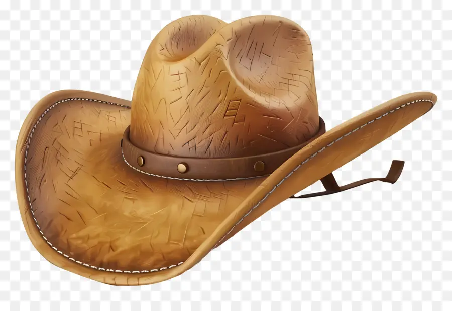 Sombrero De Vaquero，De Cuero PNG