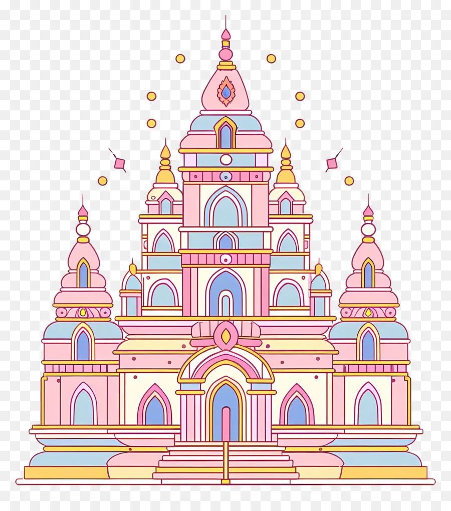 Templo Hindú，La Arquitectura Gótica PNG