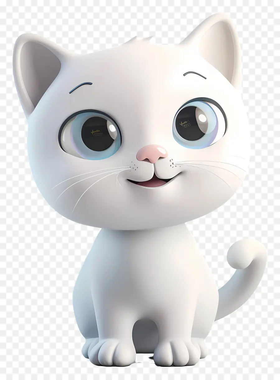 Gato Blanco，Gatito PNG