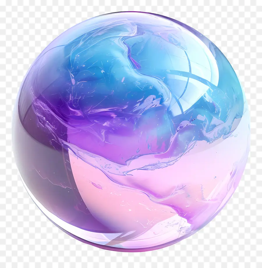 Esfera Mágica，Esfera De Mármol Rosa PNG