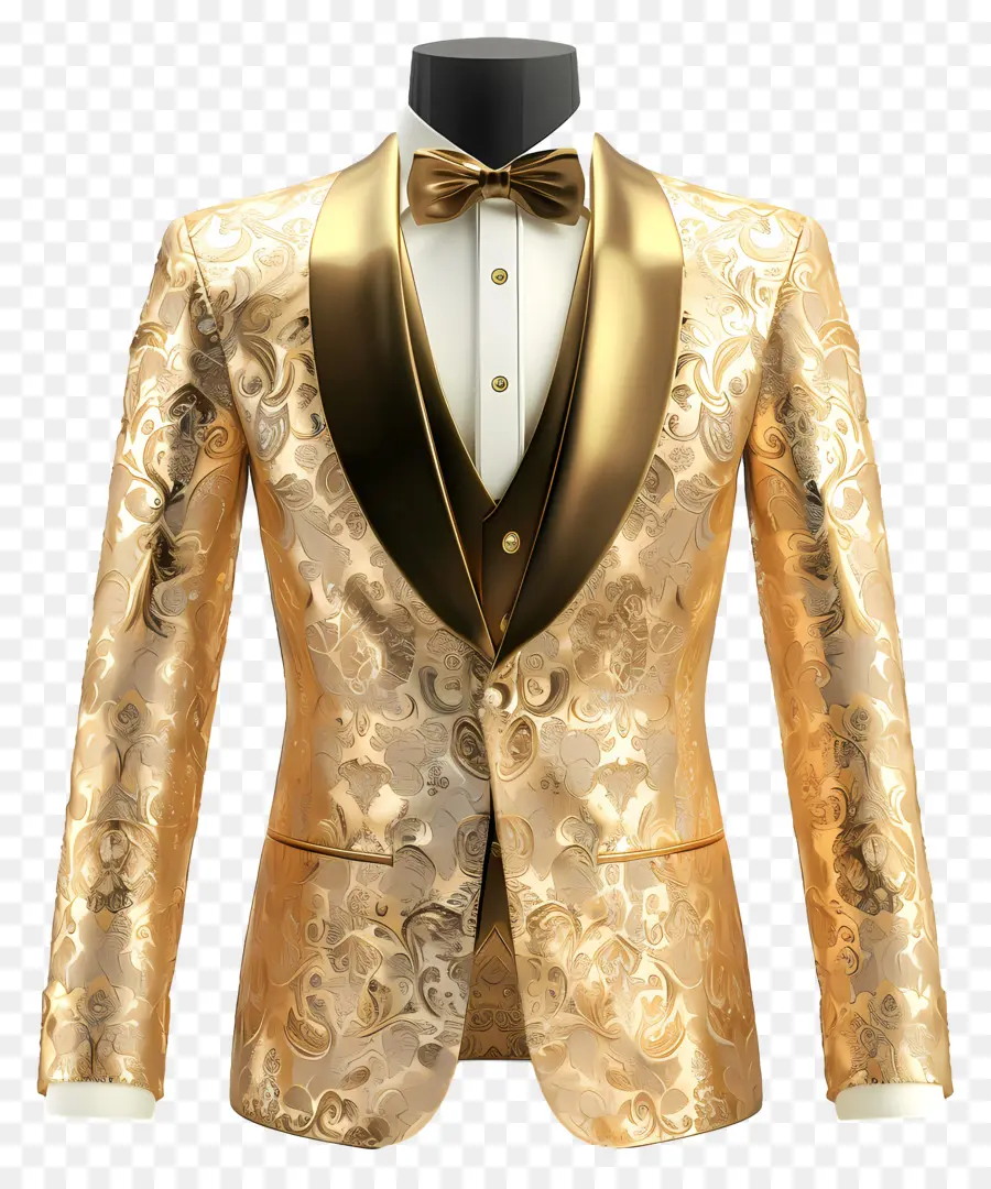 Ropa Formal De Oro，Traje Dorado PNG