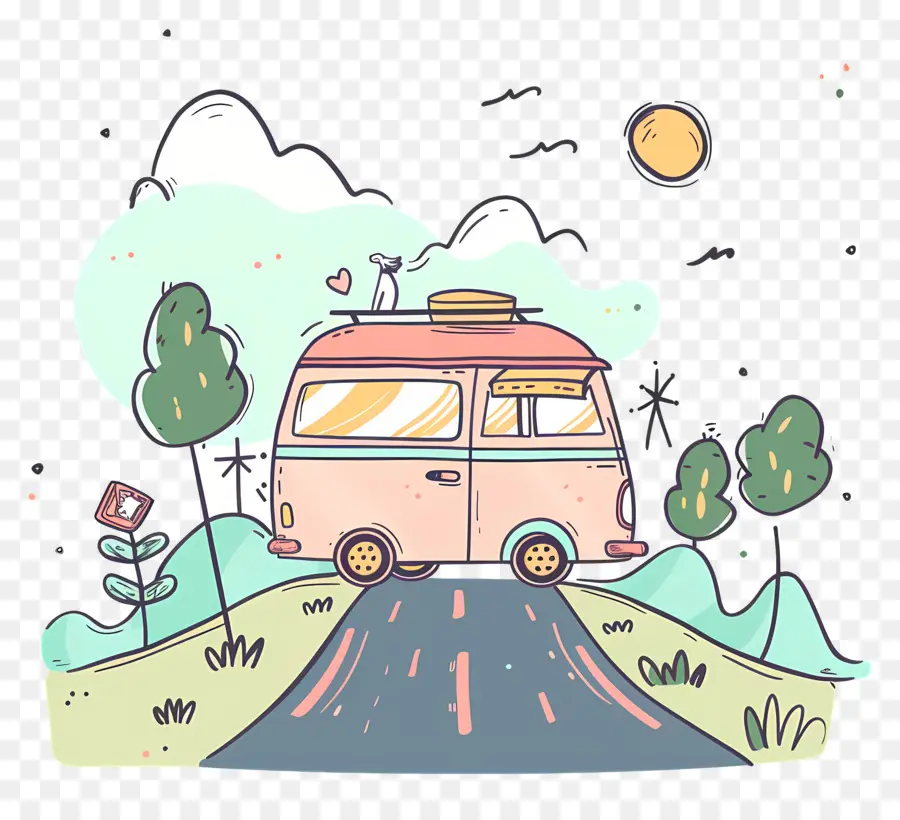 Viaje Por Carretera，Viajero PNG