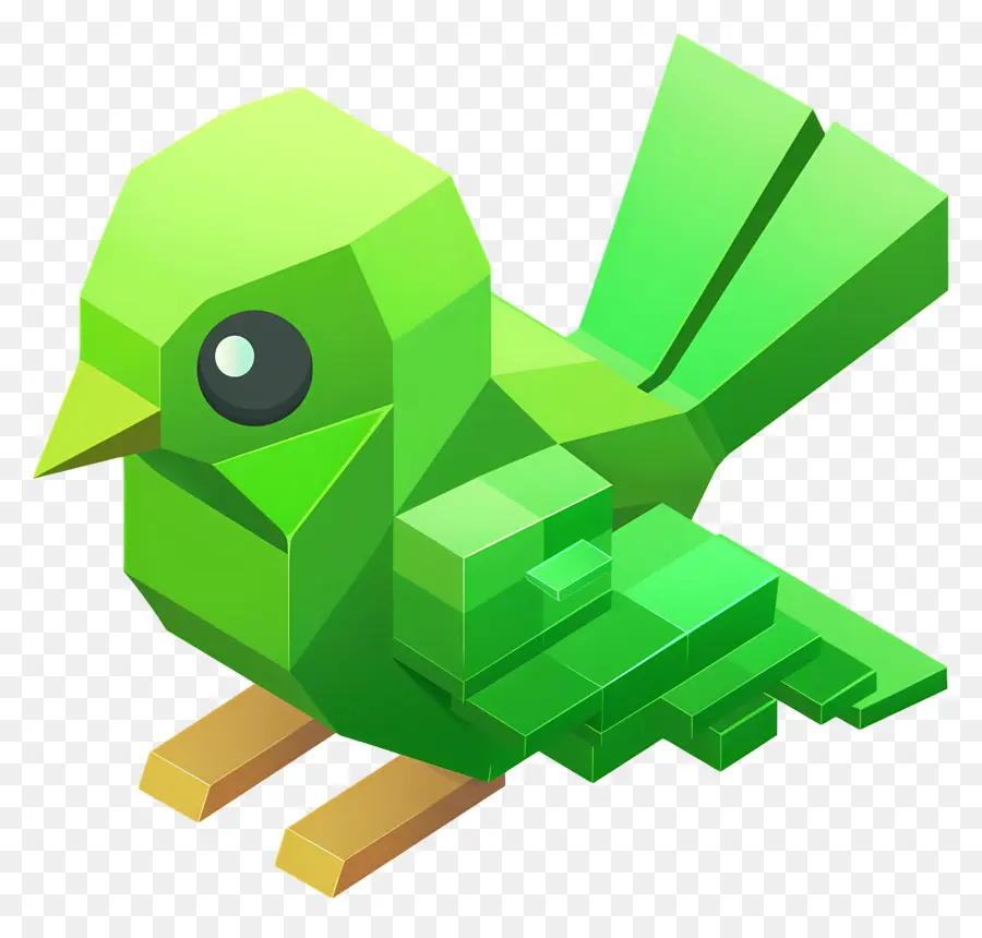 Pájaro De Flapy Verde，Pájaro Verde PNG